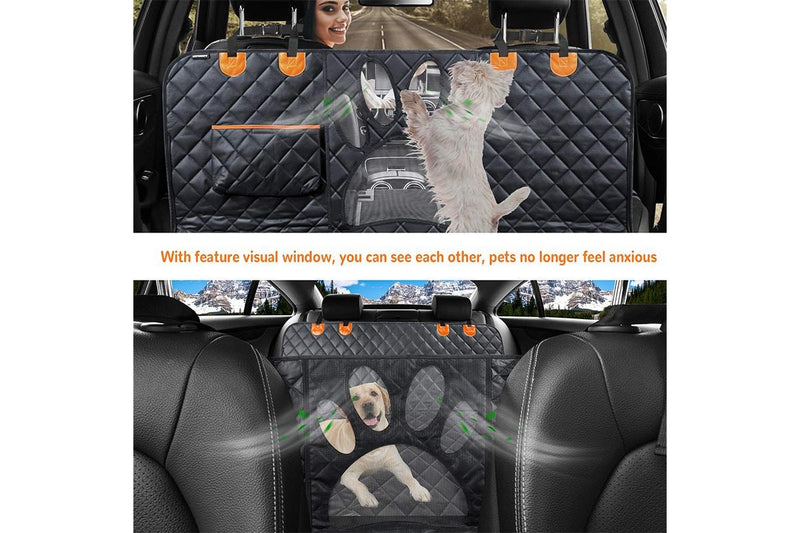 Waterproof Anti Slip Washable Backseat Car Cover with Pockets