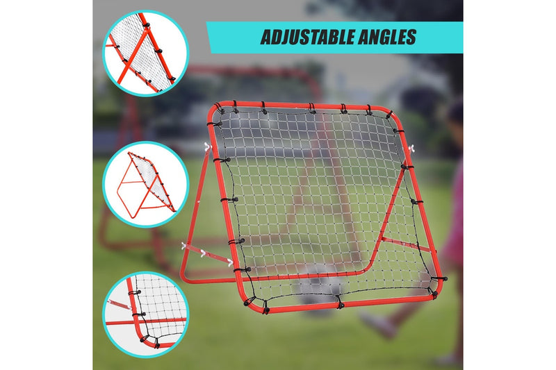 Soccer Rebound Net Sports Trainer Rebounder Football Game Practice Training Goal