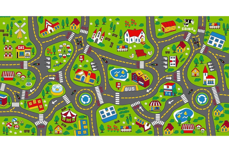 Zoink Children Educational City Playmat Design 1