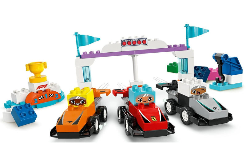 LEGO DUPLO: F1 Team Race Cars & Drivers - (10445)