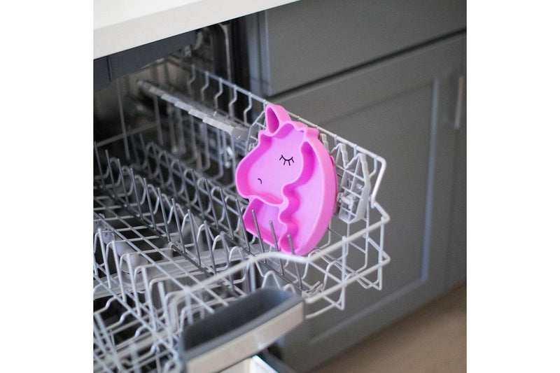 Bumkins: Silicone Grip Dish - Unicorn