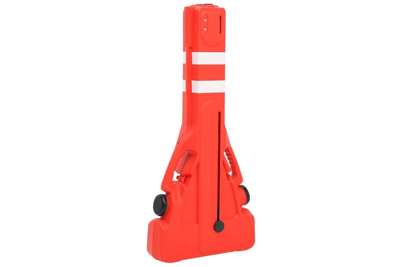 Folding Traffic Barrier Red 210X50X105 Cm Opbknk