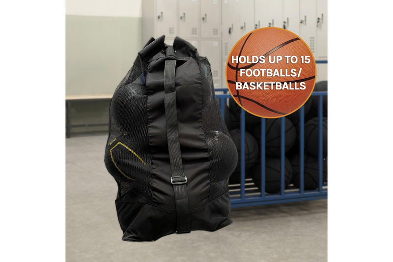 Extra Large Sports Ball Carry Bag Waterproof Football Basketball Volleyball Soccer Rugby NetBall