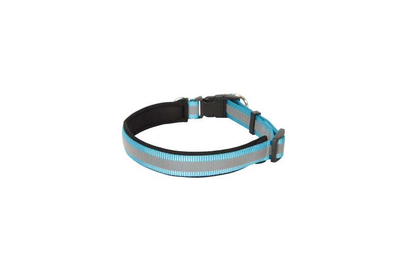 Jackson Pet Co Reflective Dog Collar (Blue) (S-M)