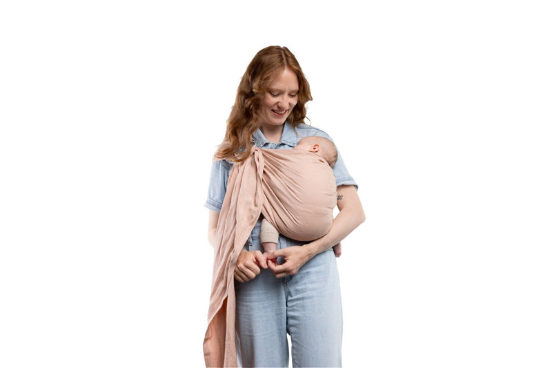 Boba: Linen Ring Sling - Peony