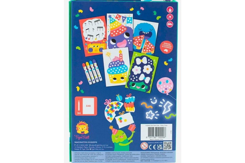 Tiger Tribe: Dot Paint Set - Party Time