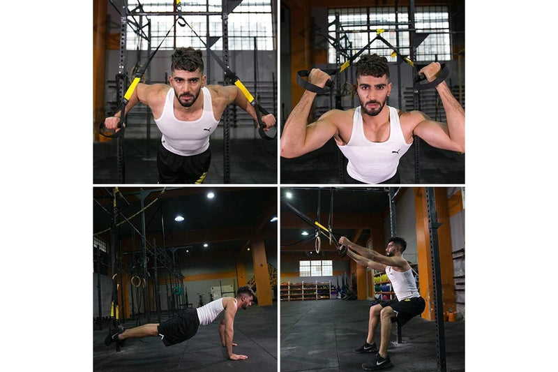 Adjustable Suspension Trainer Kit for Full-Body Workouts