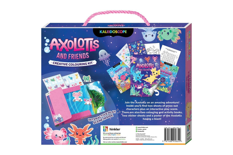 Kaleidoscope: Axolotls & Friends Creative Colour & Activity Set