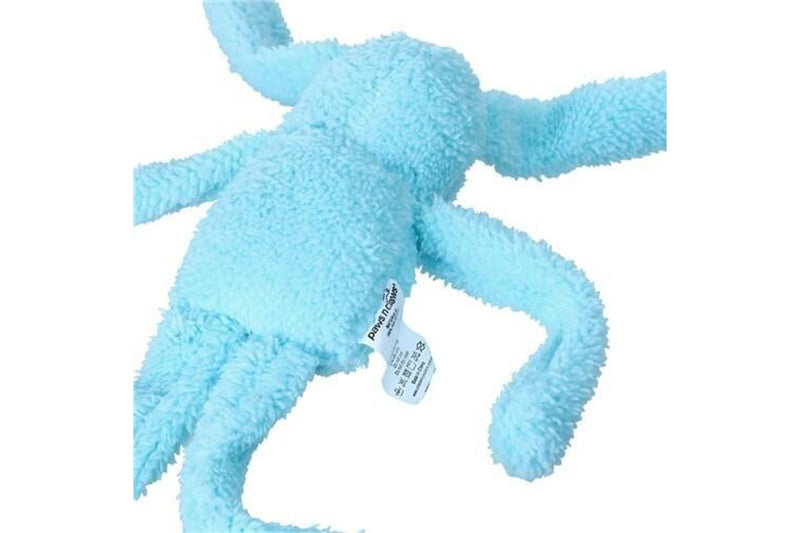 3x Paws & Claws 55cm Plush Rabbit Rag Doll Dog Interactive Toy w Squeaker Asst