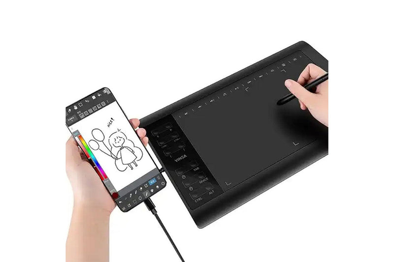 Digital Graphic Board Set Drawing Painting Animation Tablet Pad with Stylus