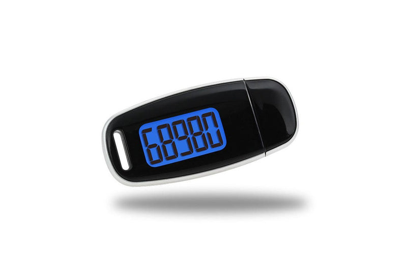 3D Pedometer with Backlight Walking Step Counter with Removable Clip and Strap Step Tracker