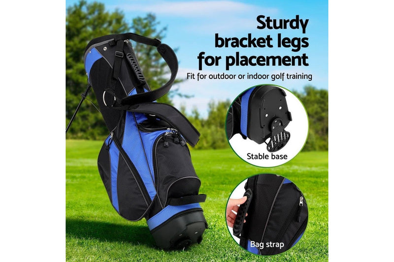 6 Way Dividers Golf Bag Stand Insulated Carry Bag Zippered Rain Cover