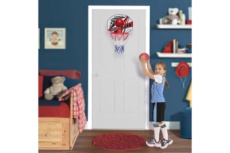 Mini Basketball Hoop Ring Kids Toy Children Door Indoor Hang Backboard