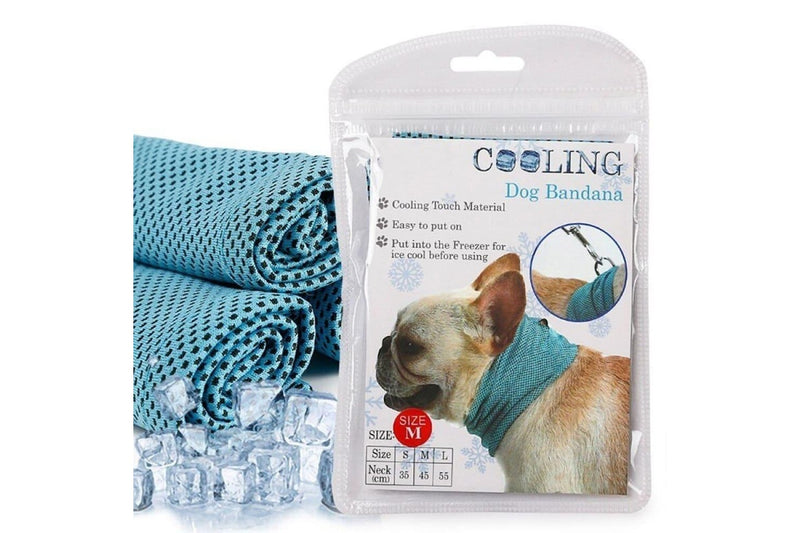 Summer Breathable Lightweight Nontoxic Instant Cooling Ice Chill Wrap Dog Collar