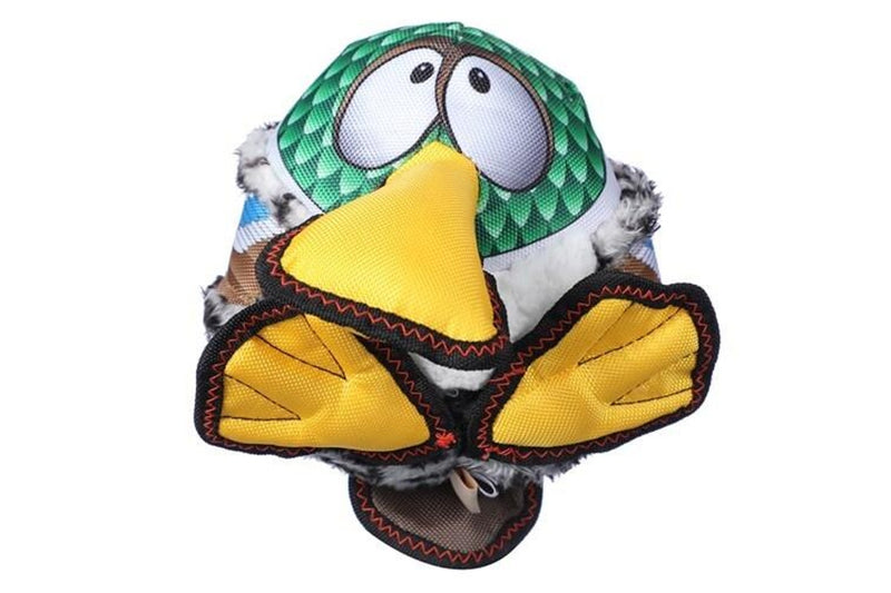 2x Paws & Claws Loony Birds Plush Soft Pet Dog Play Interactive Toy 17.5cm Asstd