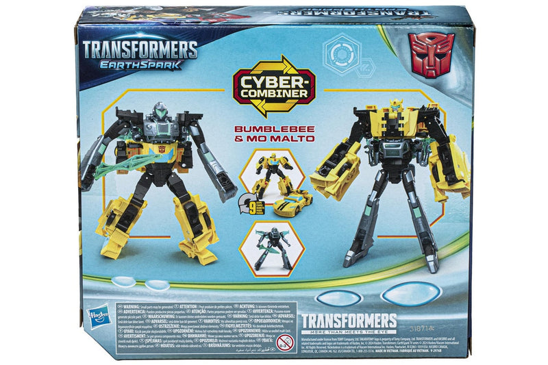 Transformers EarthSpark: Cyber Combiner - Bumblebee & Mo Malto