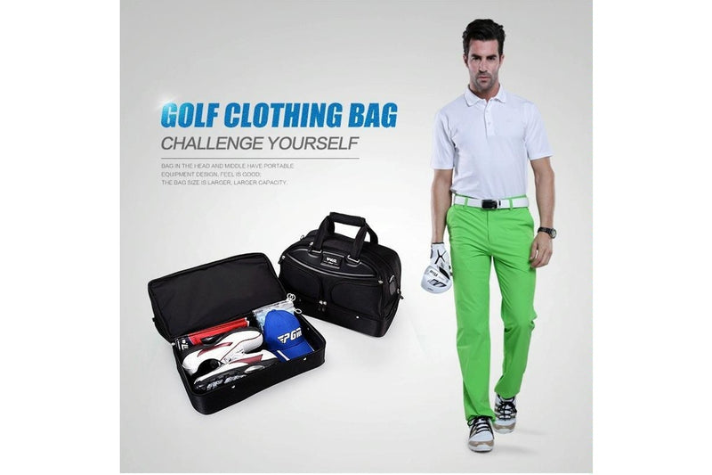 Double-Layer Large-Capacity Nylon Clothing Bag Portable Golf Bag For Men