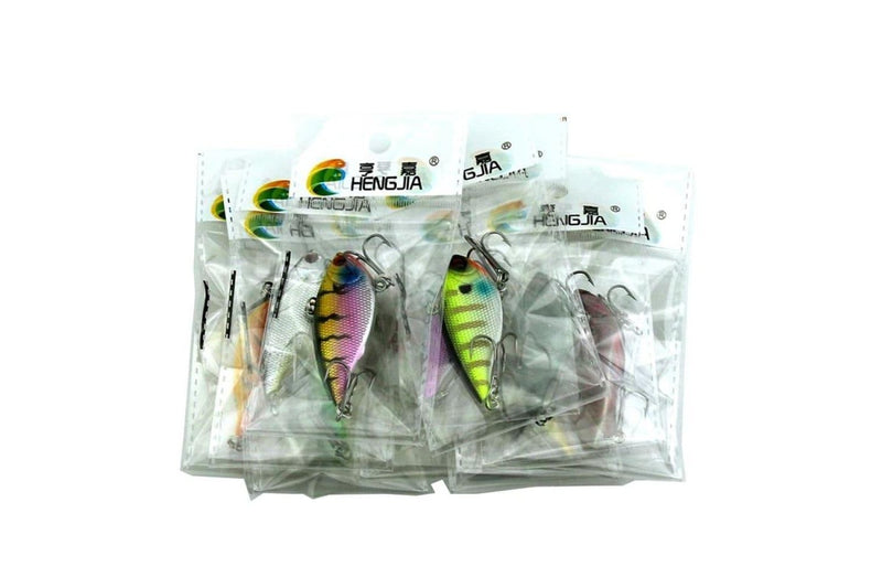 6cm Plastic Vib Lure With Sound Beads 10g