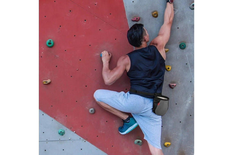 Climbing Gym Magnesium Powder Storage Adjustable Waist Belt Nonslip Chalk Bag Bouldering Gymnastics