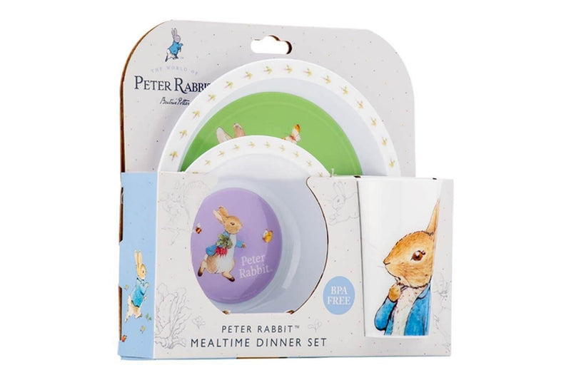 Beatrix Potter: 3-Piece Mealtime Dinner Set - Peter Rabbit