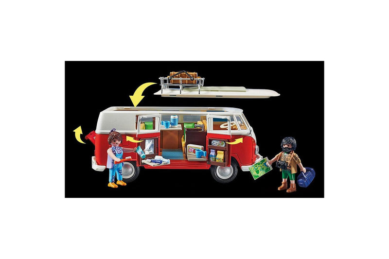 Playmobil Volkswagen T1 Camper Van Kids Children Interactive Play Toy Playset 4+