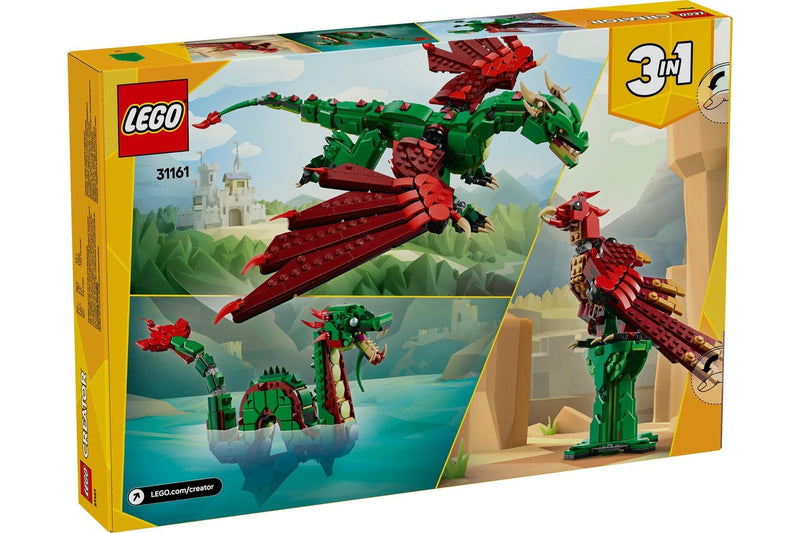 LEGO Creator: 3-In-1 Medieval Dragon - (31161)