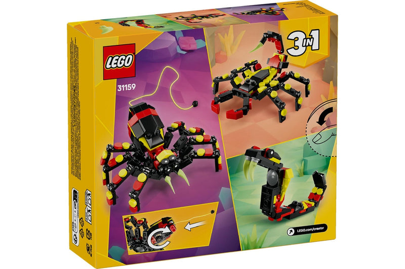 LEGO Creator: 3-In-1 Wild Animals Surprising Spider - (31159)