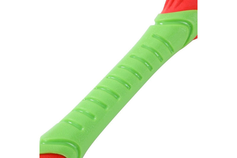 2x Paws & Claws Pet Dog 24cm Ultra Float TPR Baton Toy w Squeaker Fun Play Green