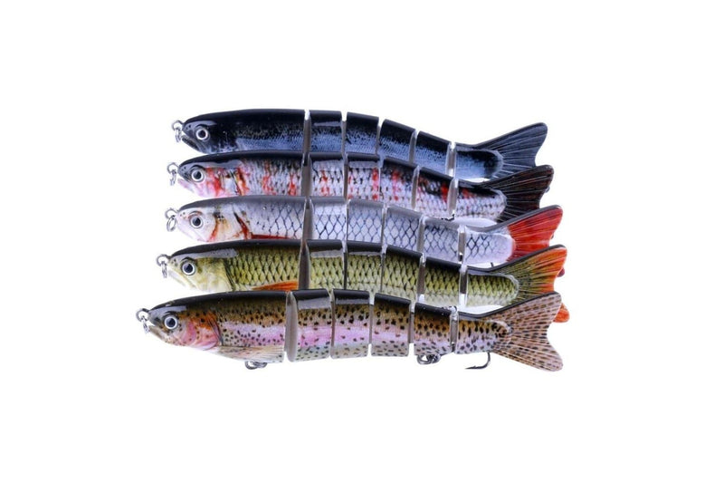 Multi Section Hard Baits For Fishing 12.7cm 22g Treble Hook