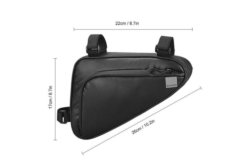 Saddle Bags Panniers Waterproof Bike Triangle Bicycle Frame Tube Pack Cycling Tool Accessories Storage Pouch - Standard