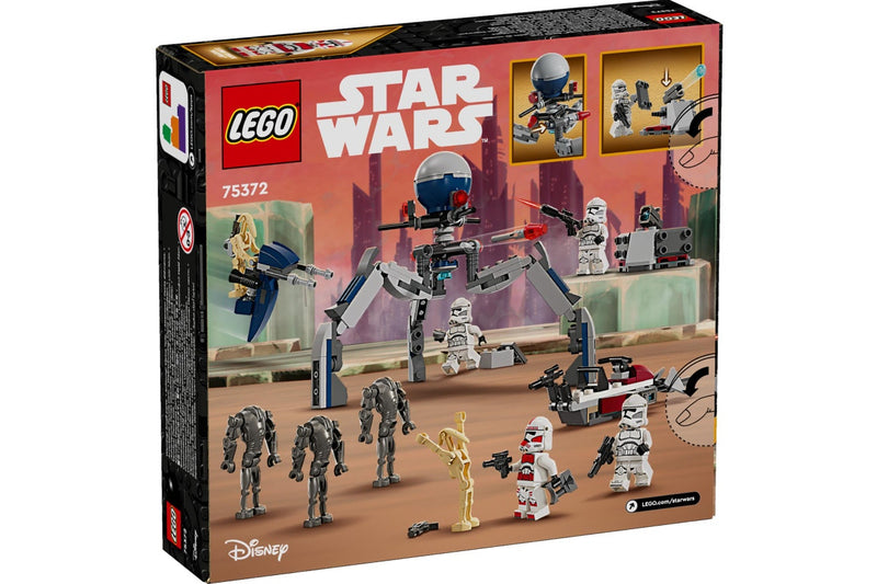 LEGO Star Wars: Clone Trooper & Battle Droid Battle Pack - (75372)