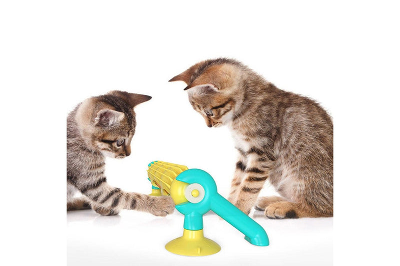 Interactive Tunnel Track Ball with Suction Cup Cats Toys