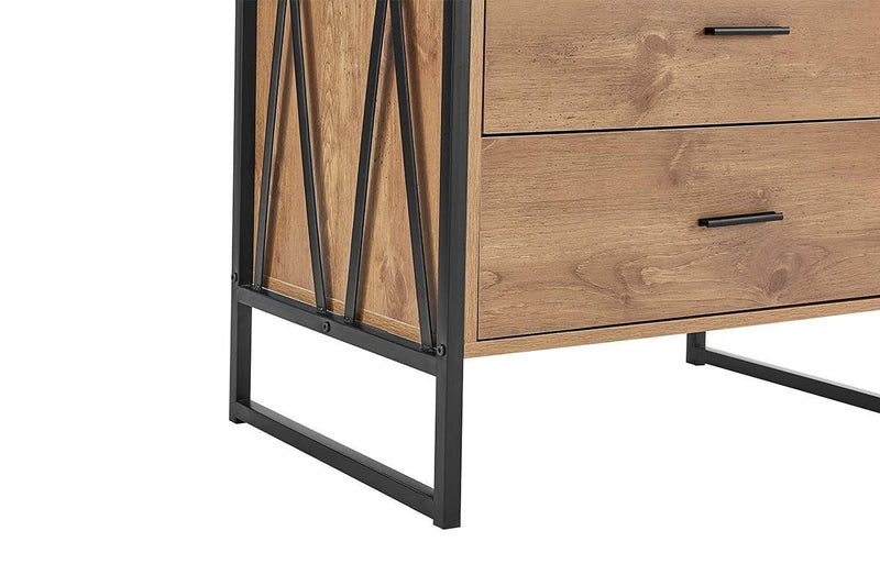 Ovela: Newtown Chest of Drawers (Rustic Oak)