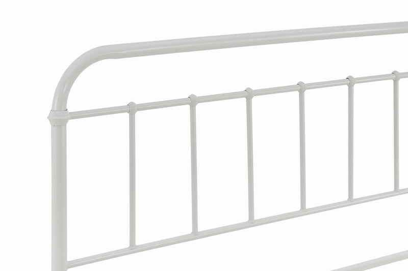 Ovela: Florence Metal Bed Frame - White (Double)