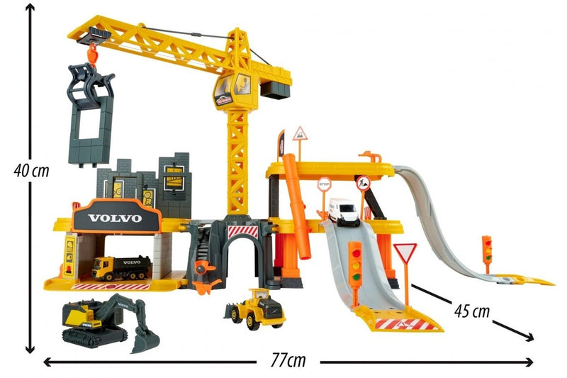 Majorette: Volvo Construction Playset