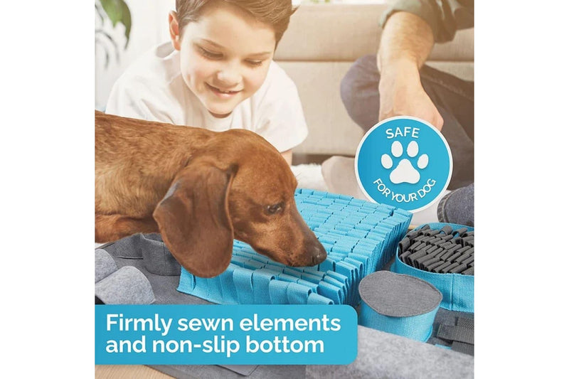 Dog Snuffle Mat 3 Difficulty Levels Enrichment Pet Puzzle Toy Feeding Puppy Sniffing Pad Smell