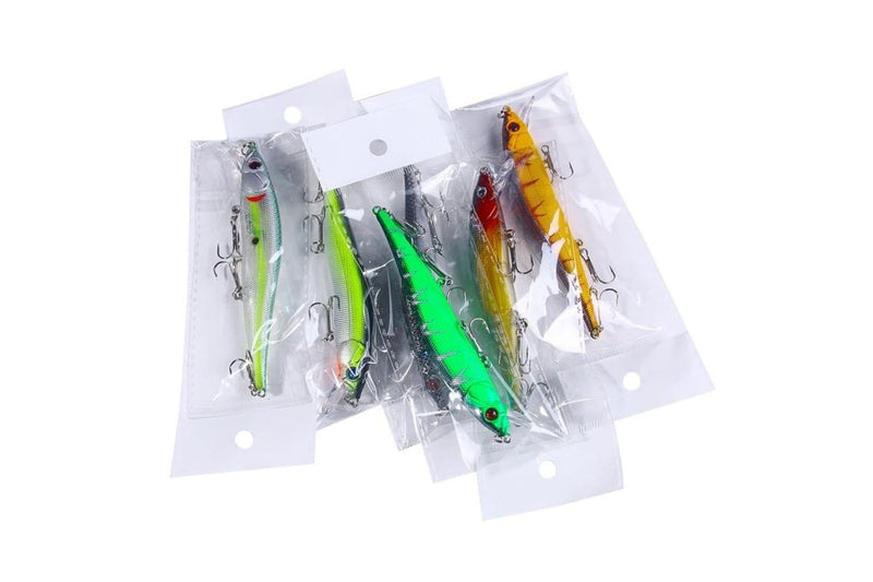 6 Piece Hengjia Mi169 Submerged Minnow Fishing Lures 12cm 13.6g