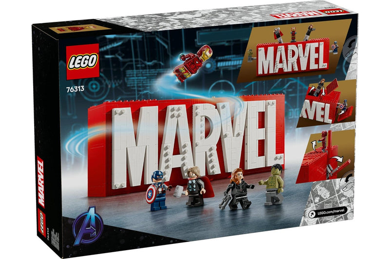 LEGO Marvel: MARVEL Logo & Minifigures - (76313)