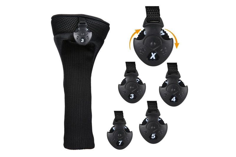 3 In 1 No.1 / No.3 / No.5 Protective Golf Club Head Cover