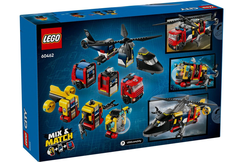 LEGO City: Helicopter, Fire Engine & Submarine Remix - (60462)