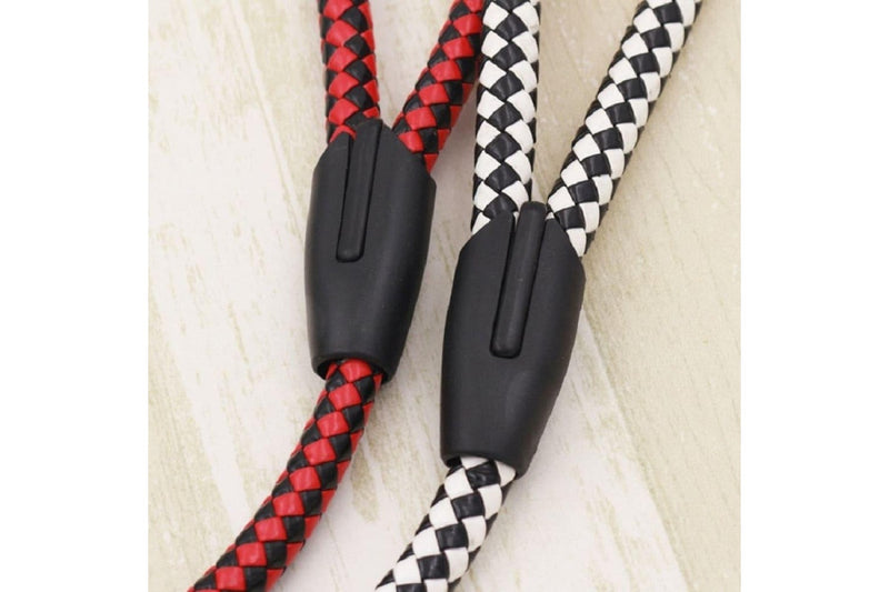 Pu Leather Weave Round Rope Dog Leash