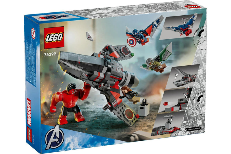 LEGO Marvel: Captain America vs. Red Hulk Battle - (76292)