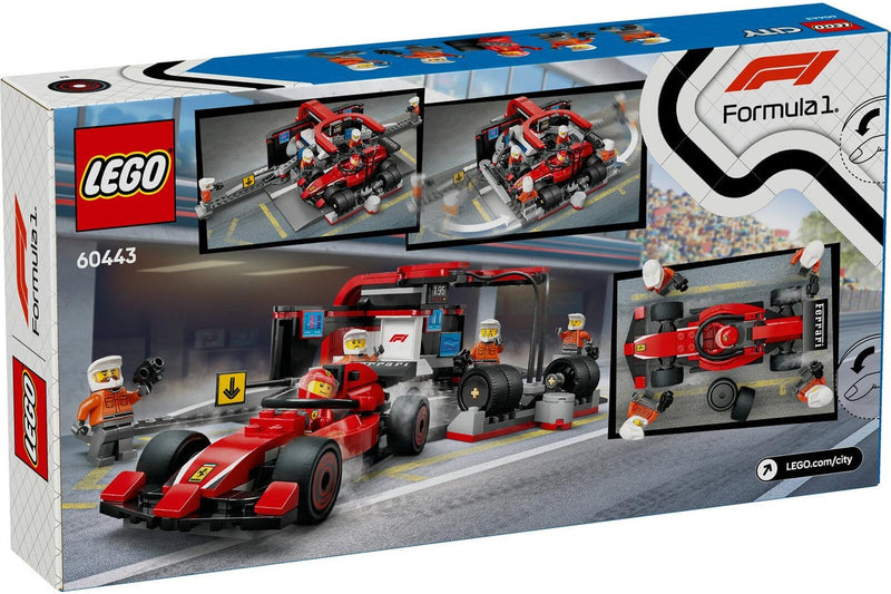 LEGO City: F1 Pit Stop & Pit Crew with Ferrari Car - (60443)