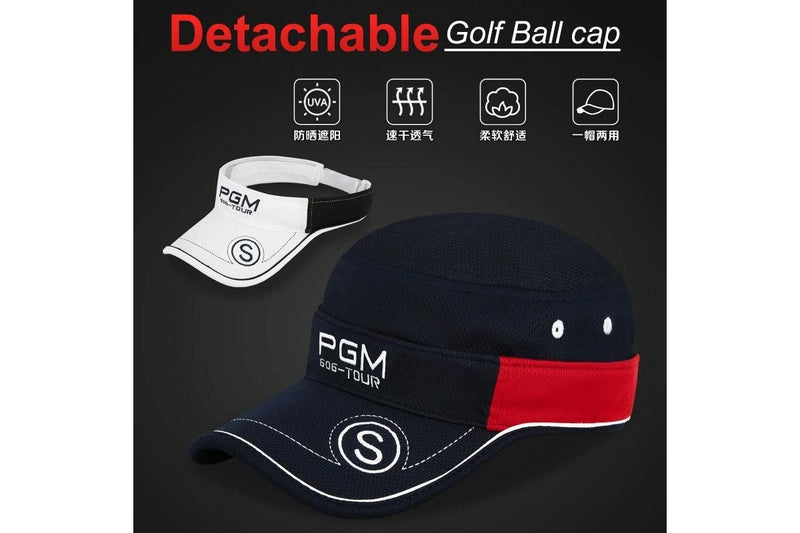 Golf Men And Women Sunscreen Breathable Multi-Function Hat Navy Blue