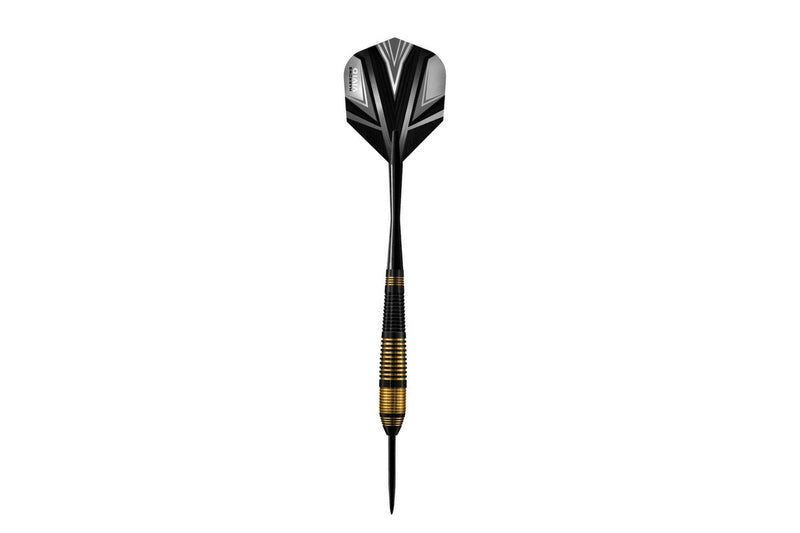 Harrows Vivid Brass Darts (Pack Of 3) (Black/Brass/Grey) (25g)