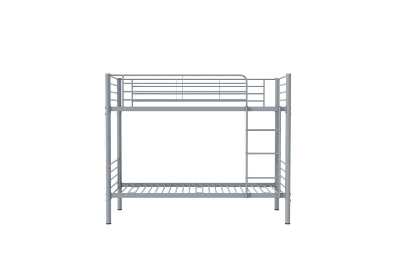 Fraser Country Single Metal Bunk Bed Frame - Grey