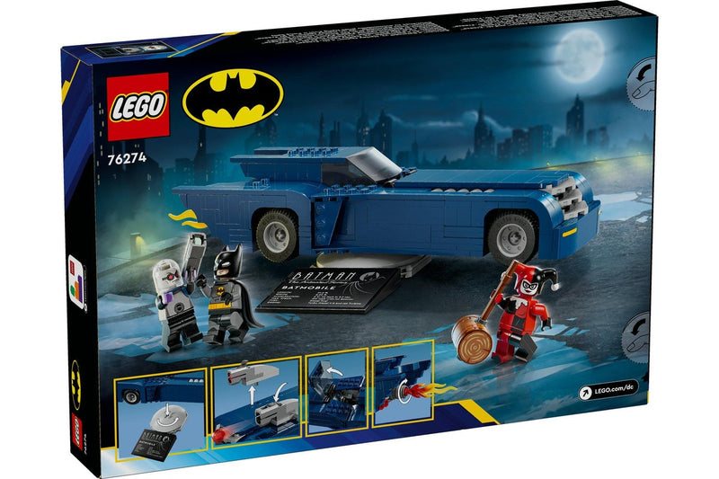 LEGO DC Comics: Batman with the Batmobile vs. Harley Quinn and Mr. Freeze - (76274)