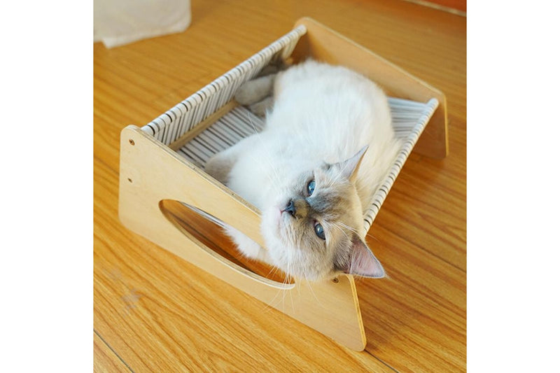 PETSWOL Wood Cat Hammock