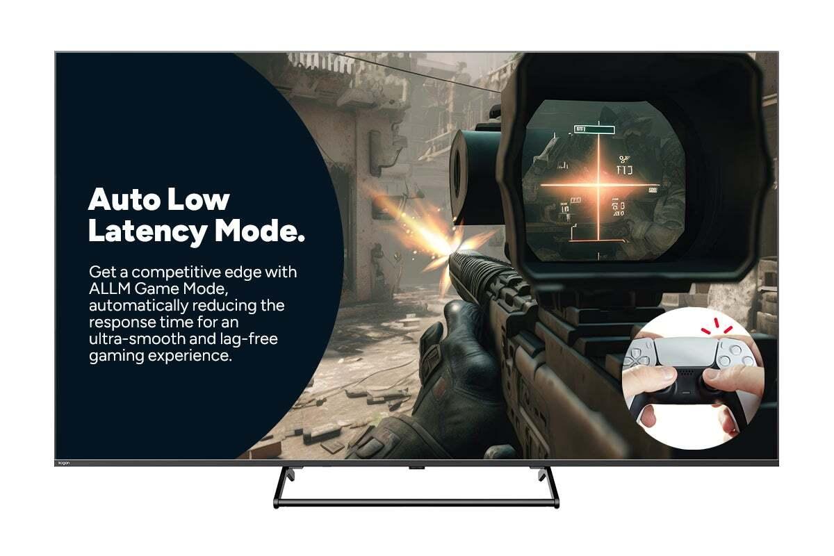 Kogan 75" Mini-LED QLED 4K 144Hz Smart AI Google TV - MQ9