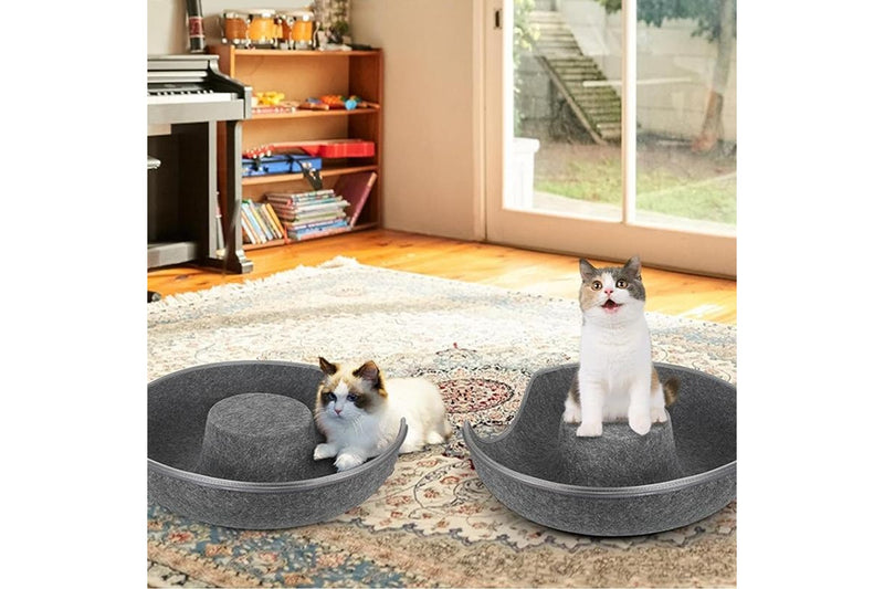 PETSWOL Cat Caves for Indoor Cats - Grey